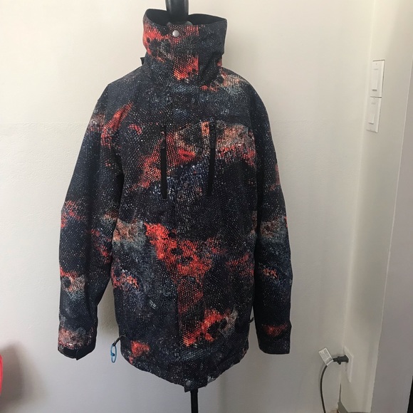 QUICKSILVER Travis Rice Inspired TR Mission Snow Jacket Unisex Multicoloured - Picture 3 of 12